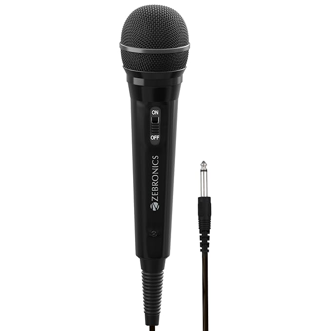 Zebronics Zeb-Rush Wired Condenser Microphone – Budget Mic Under ₹1,000