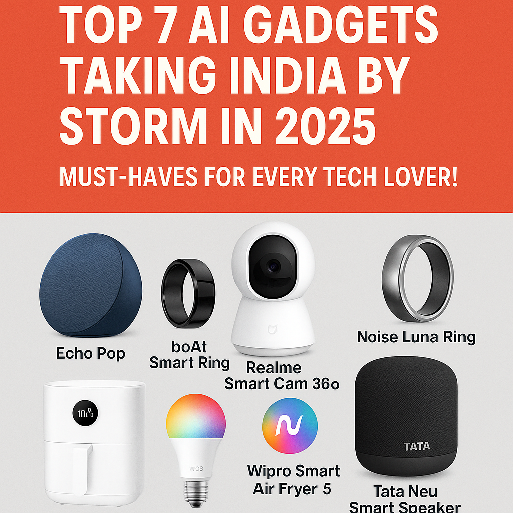 Top 7 Trending AI Smart Gadgets in India 2025 – Product Highlights