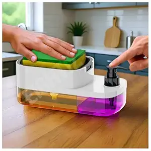 Liquid Soap Dispenser with Sponge Holder