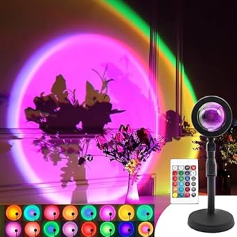 LED Sunset Lamp Projector