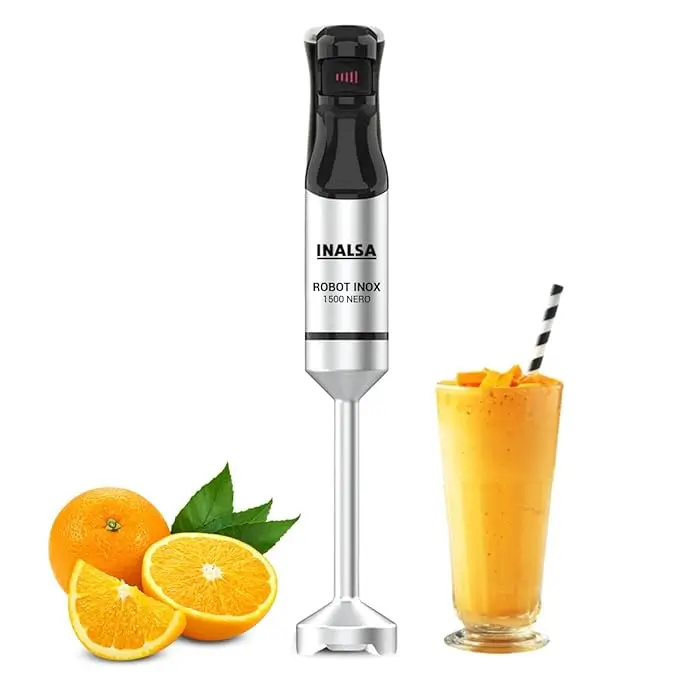 INALSA 1500W Hand Blender with Silent DC Motor