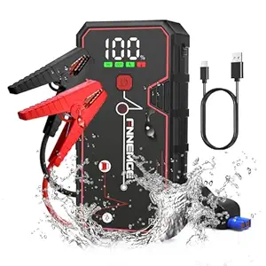Portable Car Jump Starter with Power Bank and LED Torch