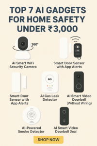 Top 7 AI Home Safety Gadgets Under ₹3,000 - Smart Security Devices