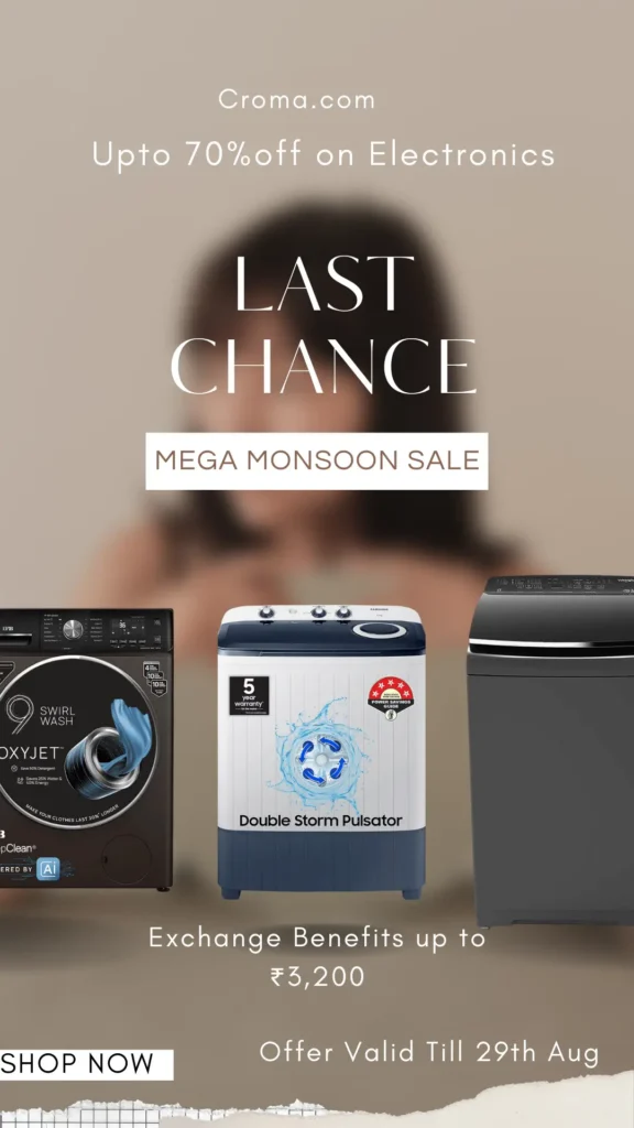 Croma Mega Monsoon Sale