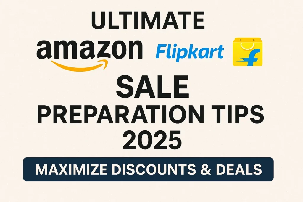 Amazon Flipkart Sale Preparation Tips 2025